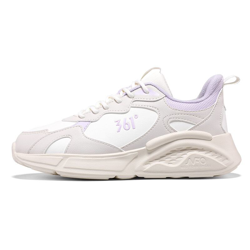 

Кроссовки женские с низким верхом Feather White/Oat Milk 361°