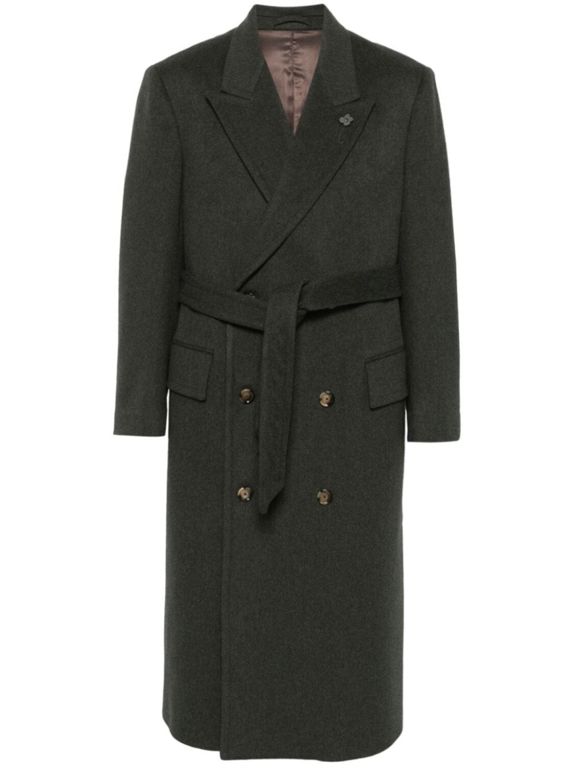 

Lardini двубортное пальто, зеленый