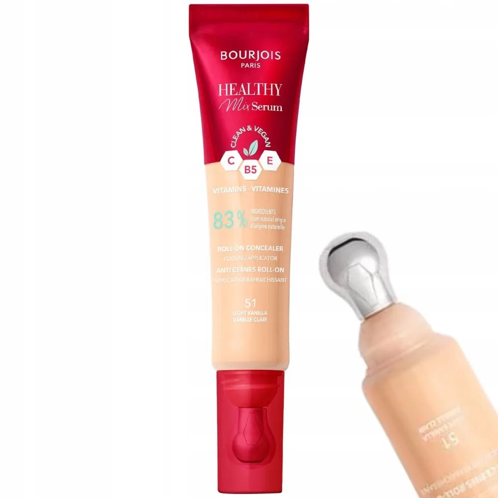 Жидкий консилер-сыворотка Bourjois Healthy Mix Light Vanilla 51 W, 11 мл Bourjois, 51 Light Vanilla