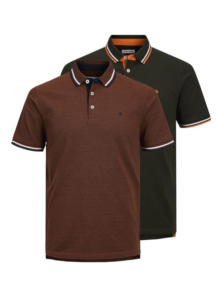 

Поло Jack & Jones Paulos, коричневый