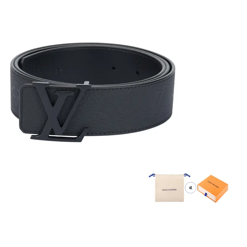 

LOUIS VUITTON Ремень Lv Initiales 40 мм двусторонний, Black