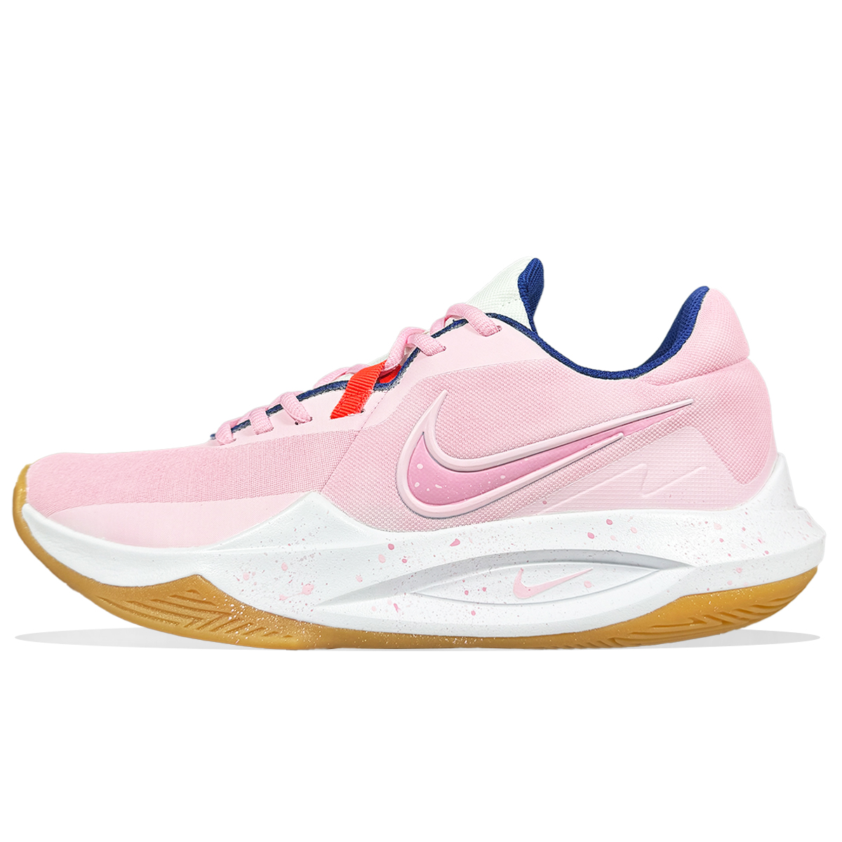 

Nike Баскетбольные кроссовки Precision 6 с противоскользящей подошвой, износостойкие, розовые, мужские