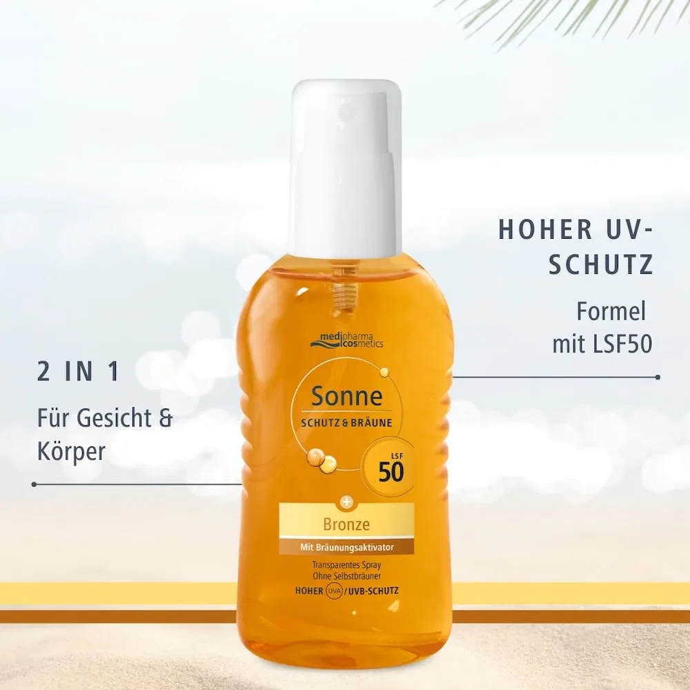 Солнцезащитный спрей SPF 50 Medipharma Cosmetics Medipharma Cosmetics — фото 4