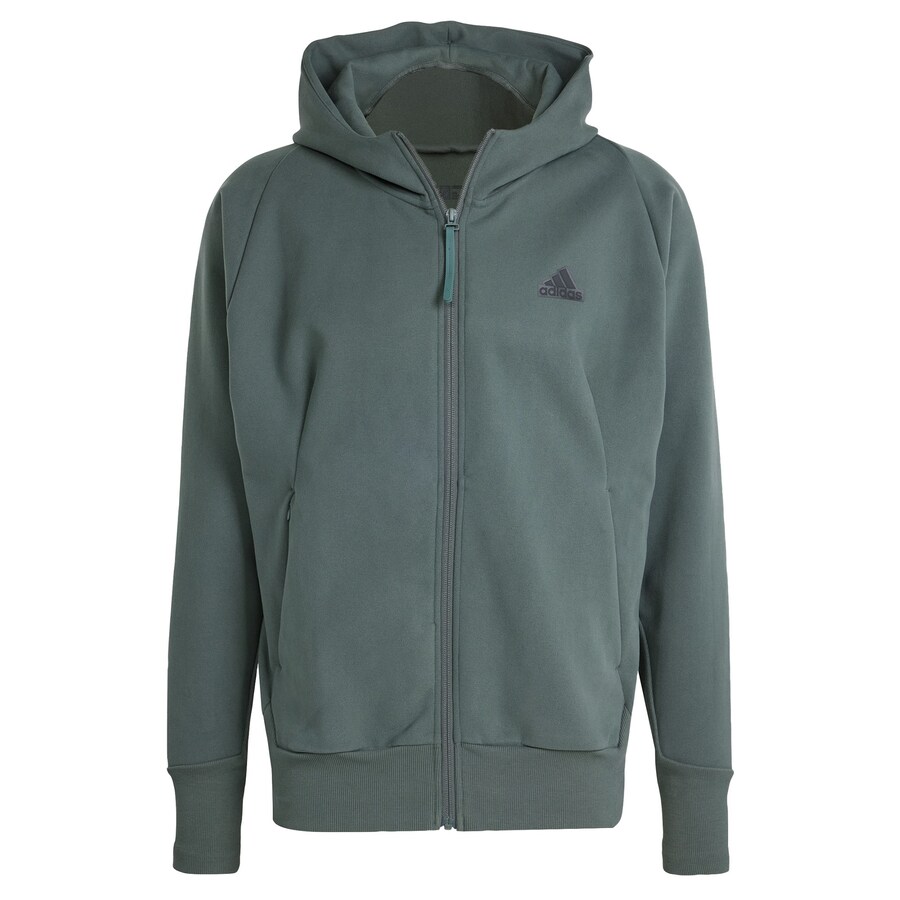 

Спортивная толстовка ADIDAS SPORTSWEAR Athletic Zip-Up Hoodie Z.N.E., дымчато-серый