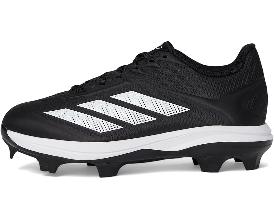 Кроссовки adidas Kids Adizero Electric 2.0 TPU Baseball Cleats, цвет Black/White/Black — фото 4