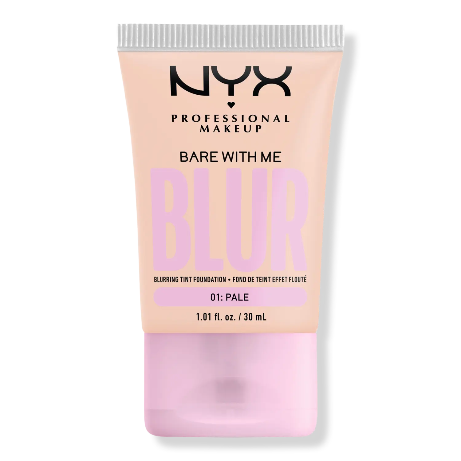 

Тональная основа Bare With Me Blur Tint Soft Matte Foundation NYX Professional Makeup, 01: Pale (pale with cool undertone)