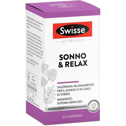 

Swisse Relax and Mood - Добавка Sleep and Relax, 50 таблеток