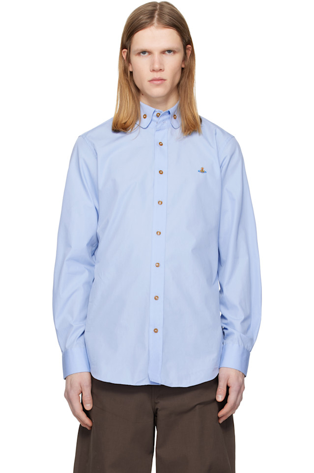 

Рубашка Krall с двумя пуговицами Vivienne Westwood, синий