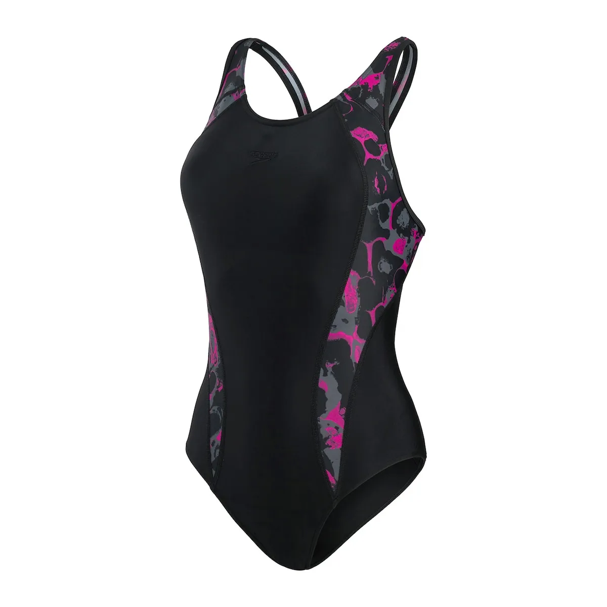 

Женский купальник Allover Panel Laneback Speedo, черный