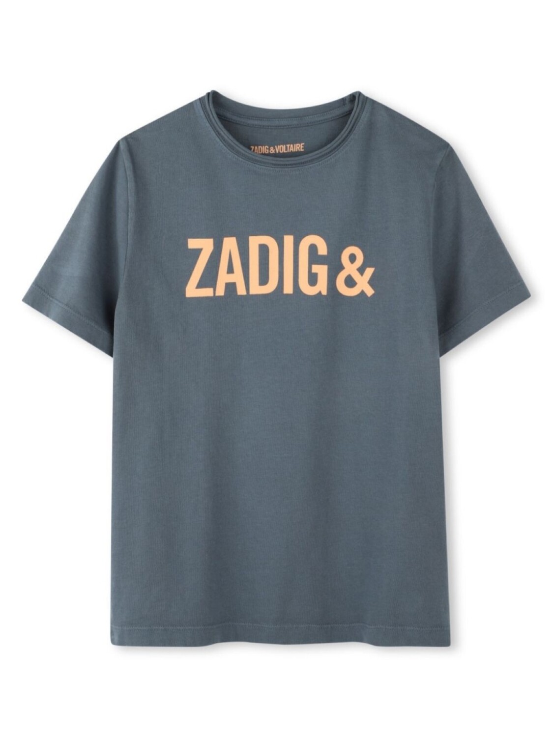 

Zadig & Voltaire Kids футболка с логотипом, серый