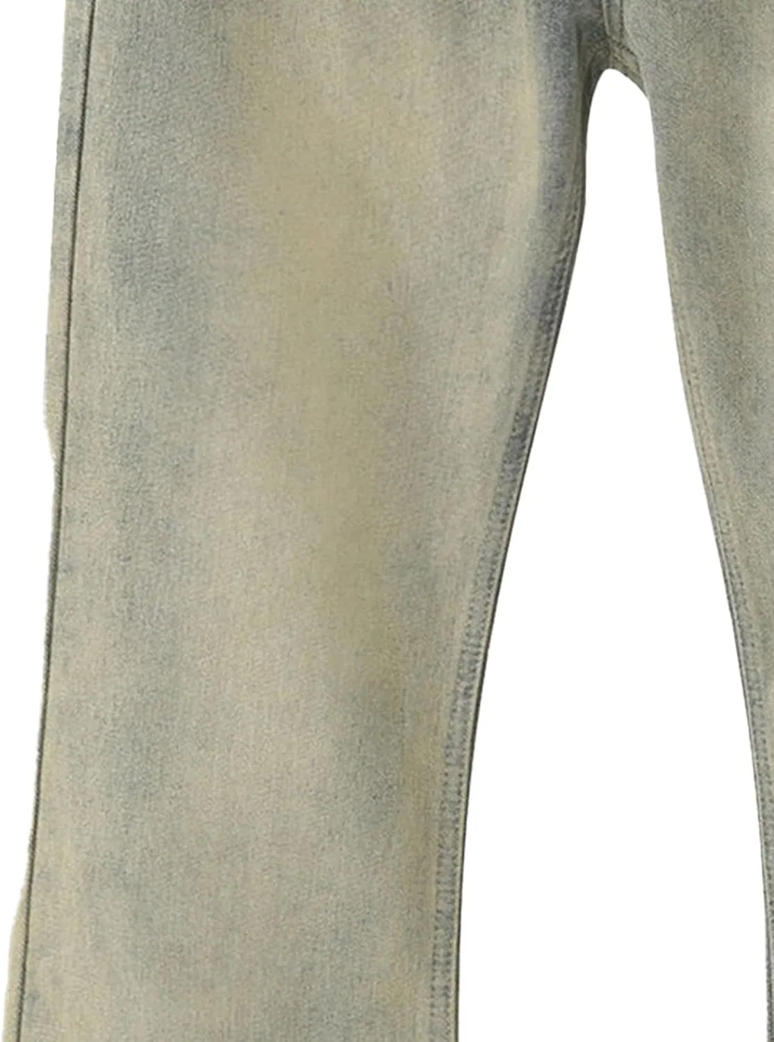 Джинсы клеш Fit Comfort, Mud Yellow — фото 3