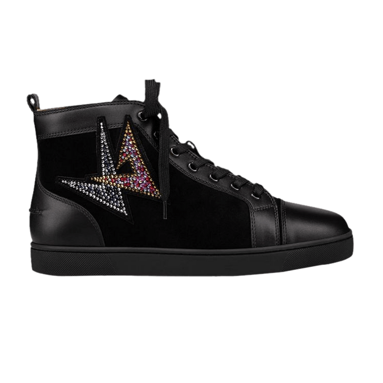 

Кроссовки Christian Louboutin Louis Oui Flat 'Black Jewels', черный