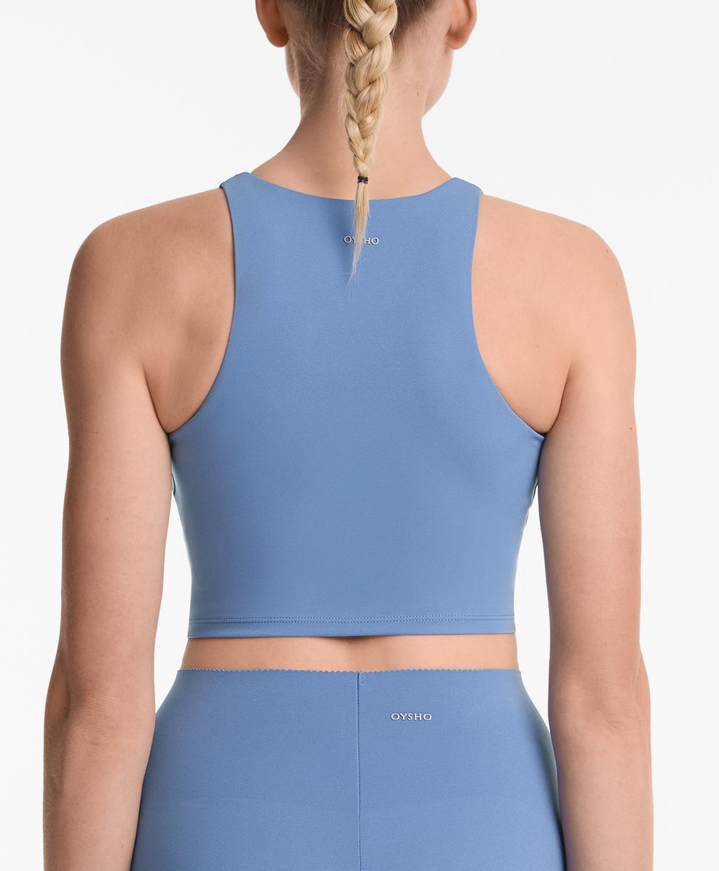 

Компрессионная майка Oysho, цвет Pale Blue