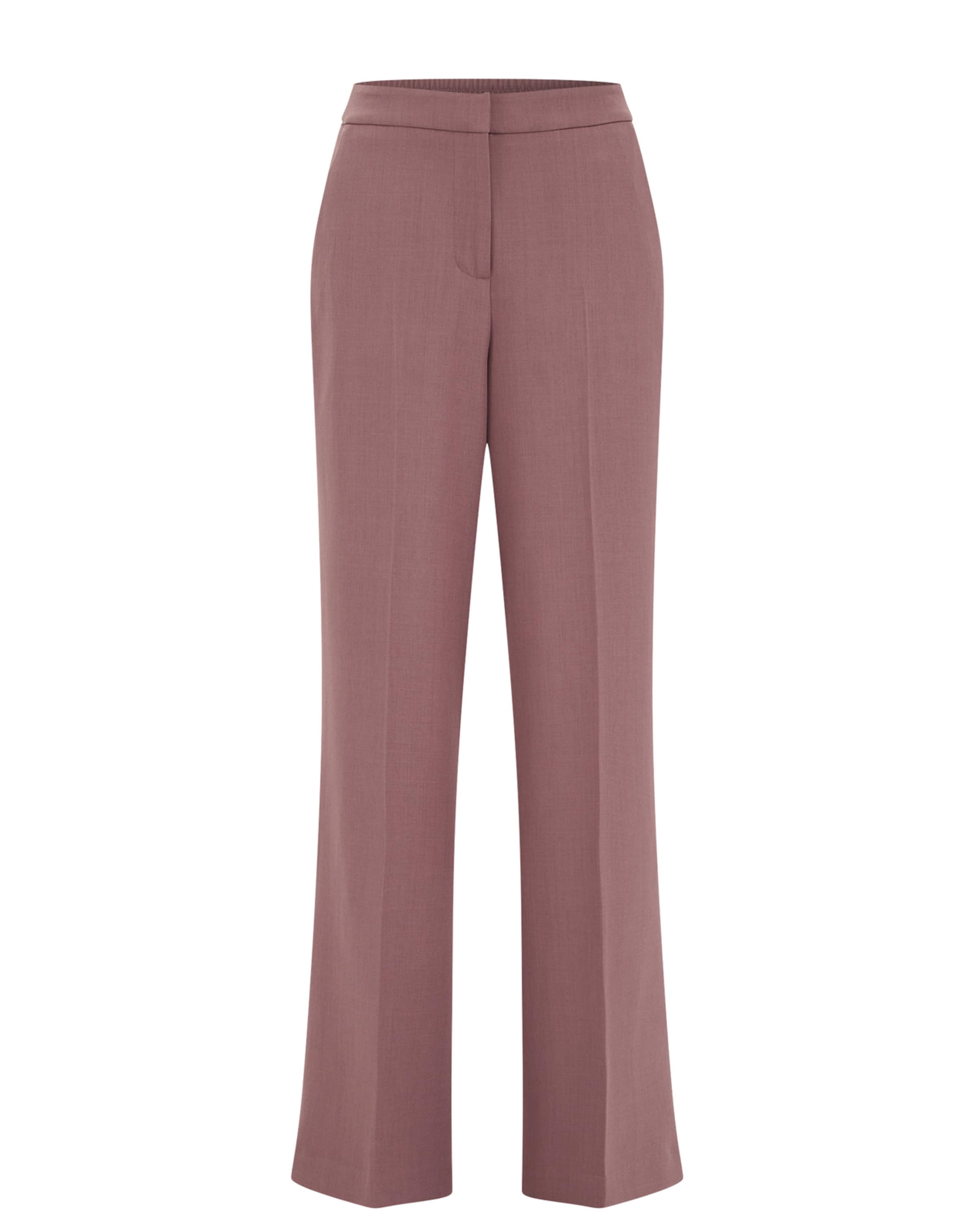 

WE Fashion Широкие брюки со складками в цвете Mauve