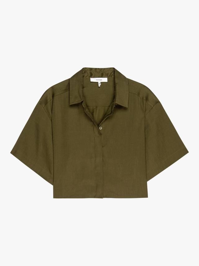 

Простая блузка свободного кроя FRAME, Khaki