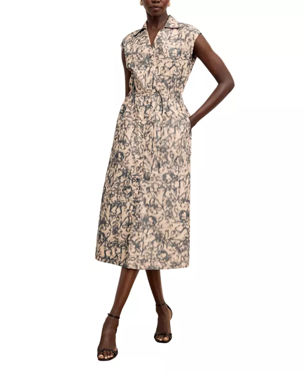 

Женское платье-рубашка Cira с цветочным принтом M.M.Lafleur, мультиколор