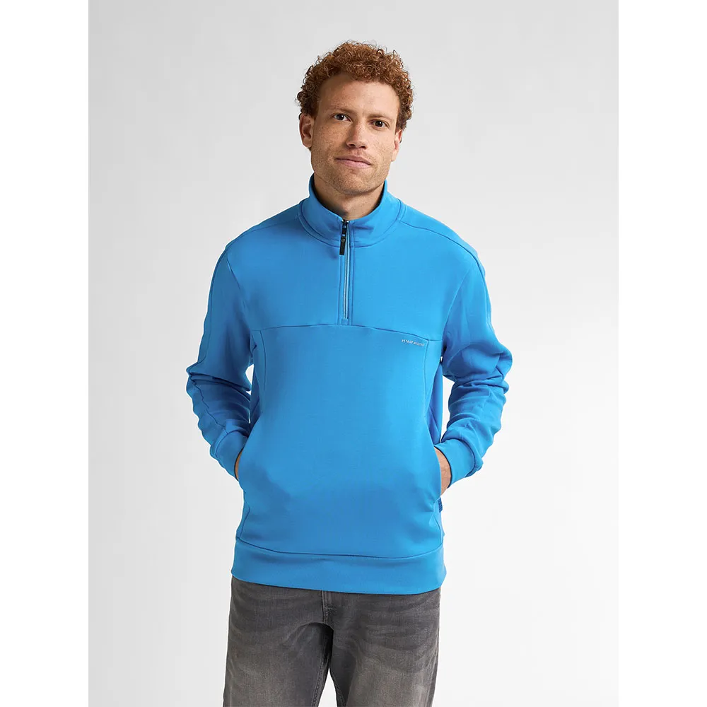 

Толстовка Petrol Industries M-1050-SWC307 half zip, синий