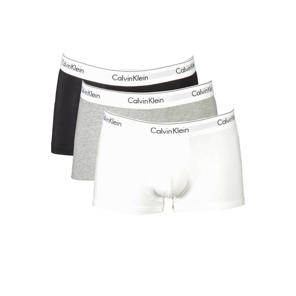 

Коричневые хлопковые мужские боксеры Calvin Klein, серый