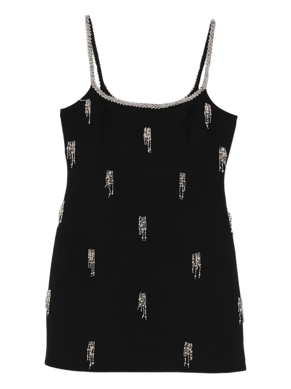 

Платье мини с декорированными бретелями Simkhai, черный