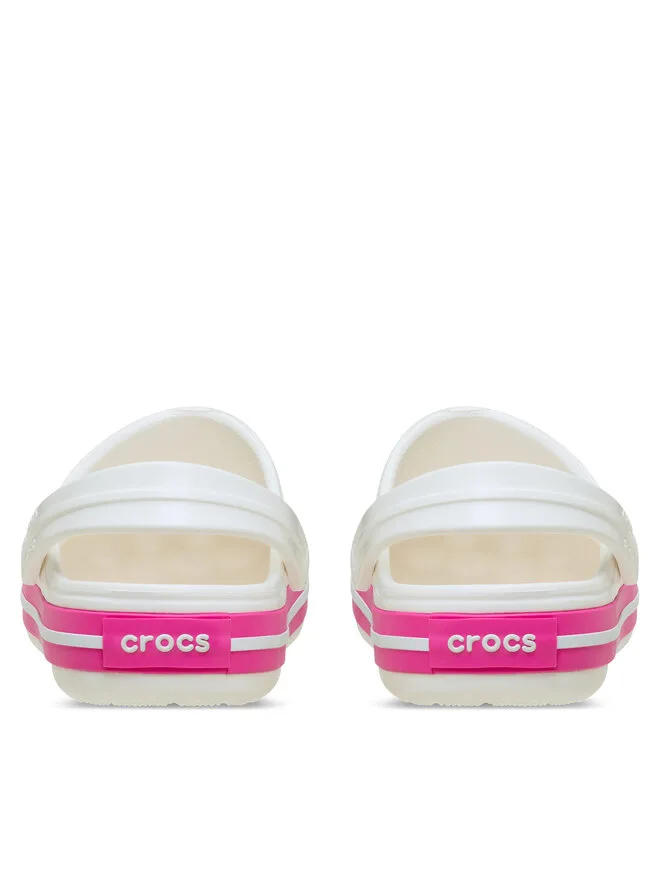Crocs Crocband Clog T 207005 белые мюли — фото 3