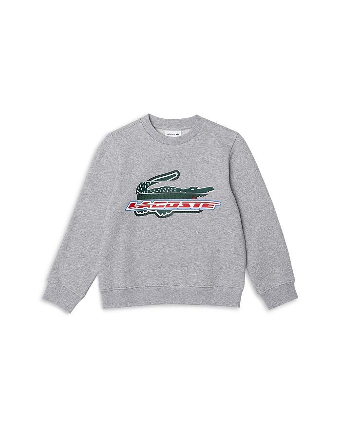 

Свитшот унисекс из органического хлопка и флиса - Big Kid Lacoste, серый