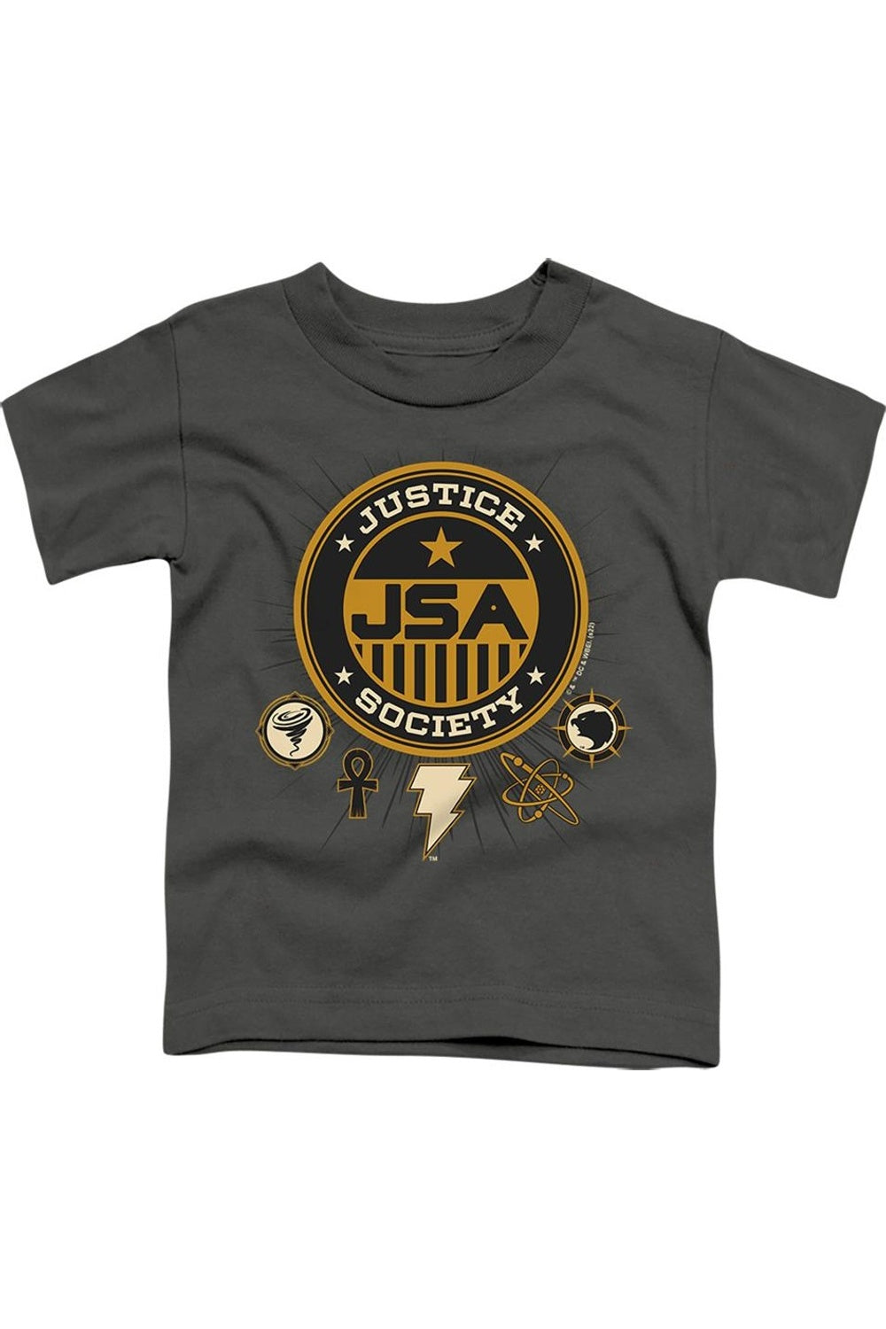 

Футболка с коротким рукавом Black Adam и Обществом Справедливости для малышей Gildan