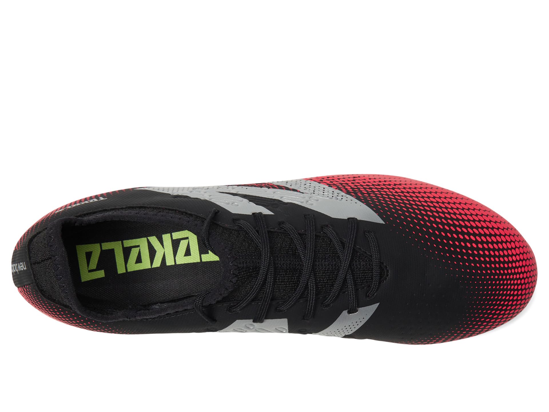 Кроссовки Unisex New Balance Tekela Magique FG V4+ Soccer Cleats, цвет Black/Energy Red/Hi-Lite — фото 2