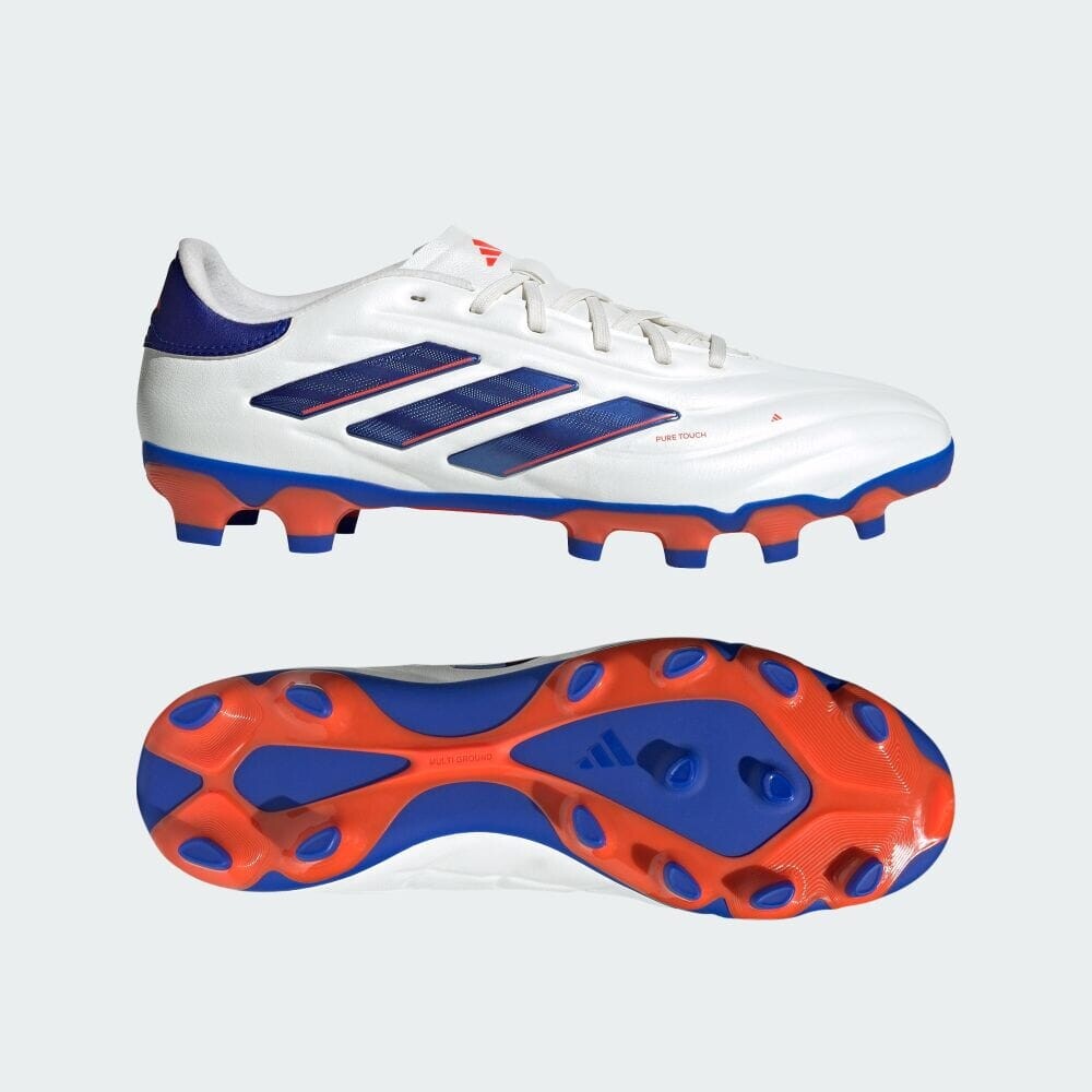 

Бутсы Adidas COPA PURE 2 PRO HG/AG / For soil and artificial turf / COPA PURE 2 PRO HG/AG, цвет White/Lucid Blue/Solar Red