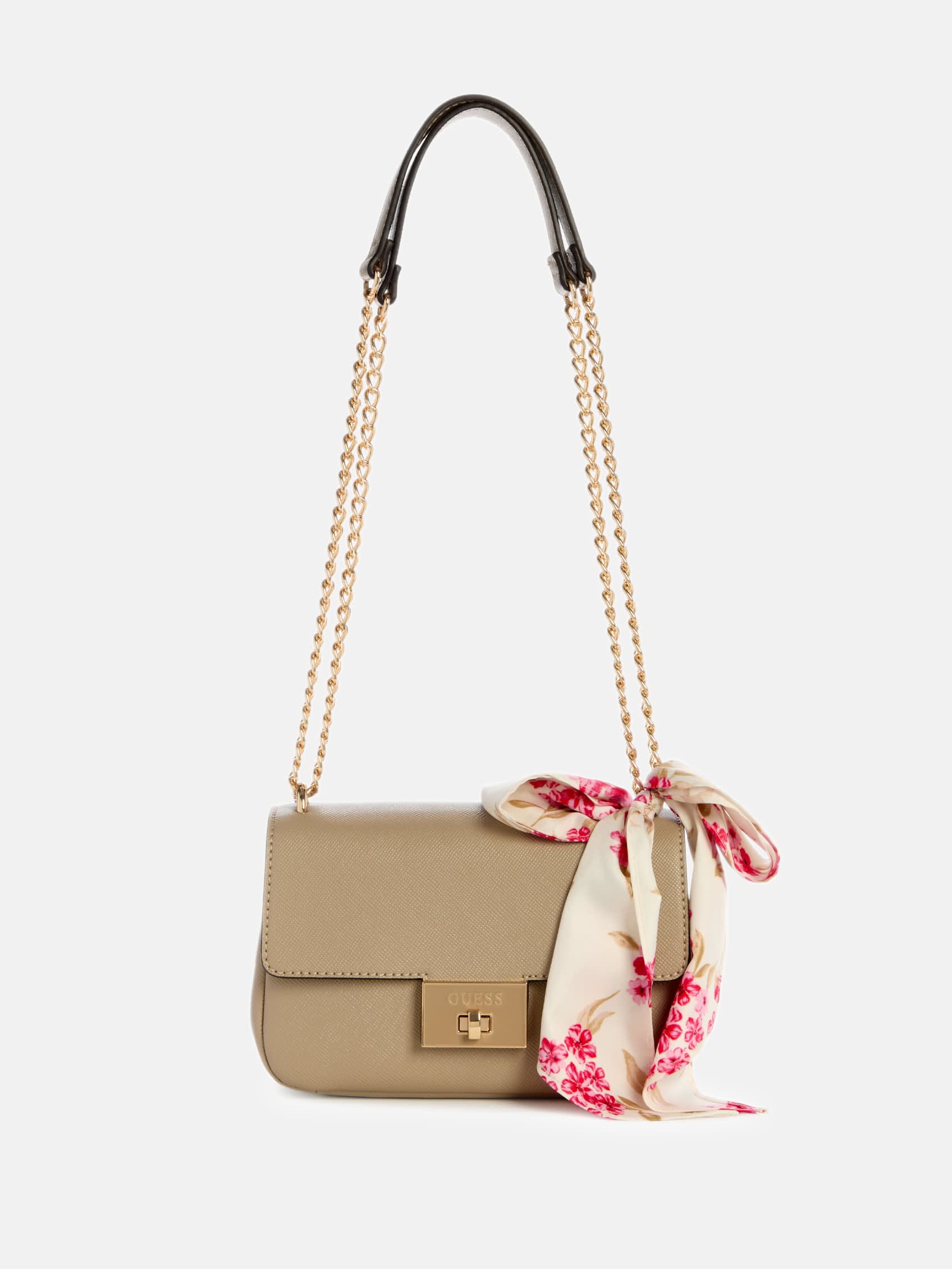 

Aine Convertible сумка через плечо Guess Factory, серо-коричневый