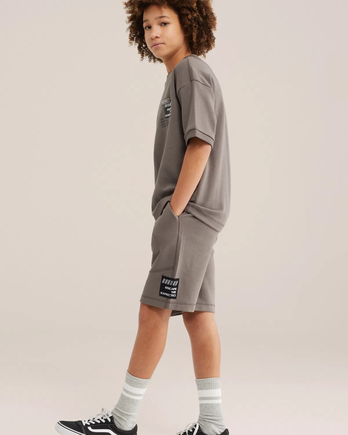 Футболка 'Salty Dog' We Fashion, Dark Grey — фото 4