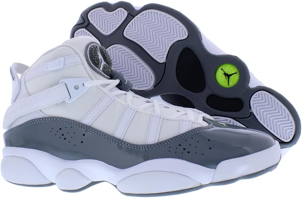 Мужские кроссовки Nike Air Jordan 6 Rings, серый — фото 4