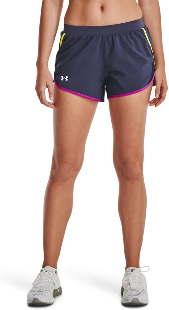 

Женские беговые шорты Under Armour Fly by 2.0, (558) Tempered Steel/Yellow Ray/Reflective