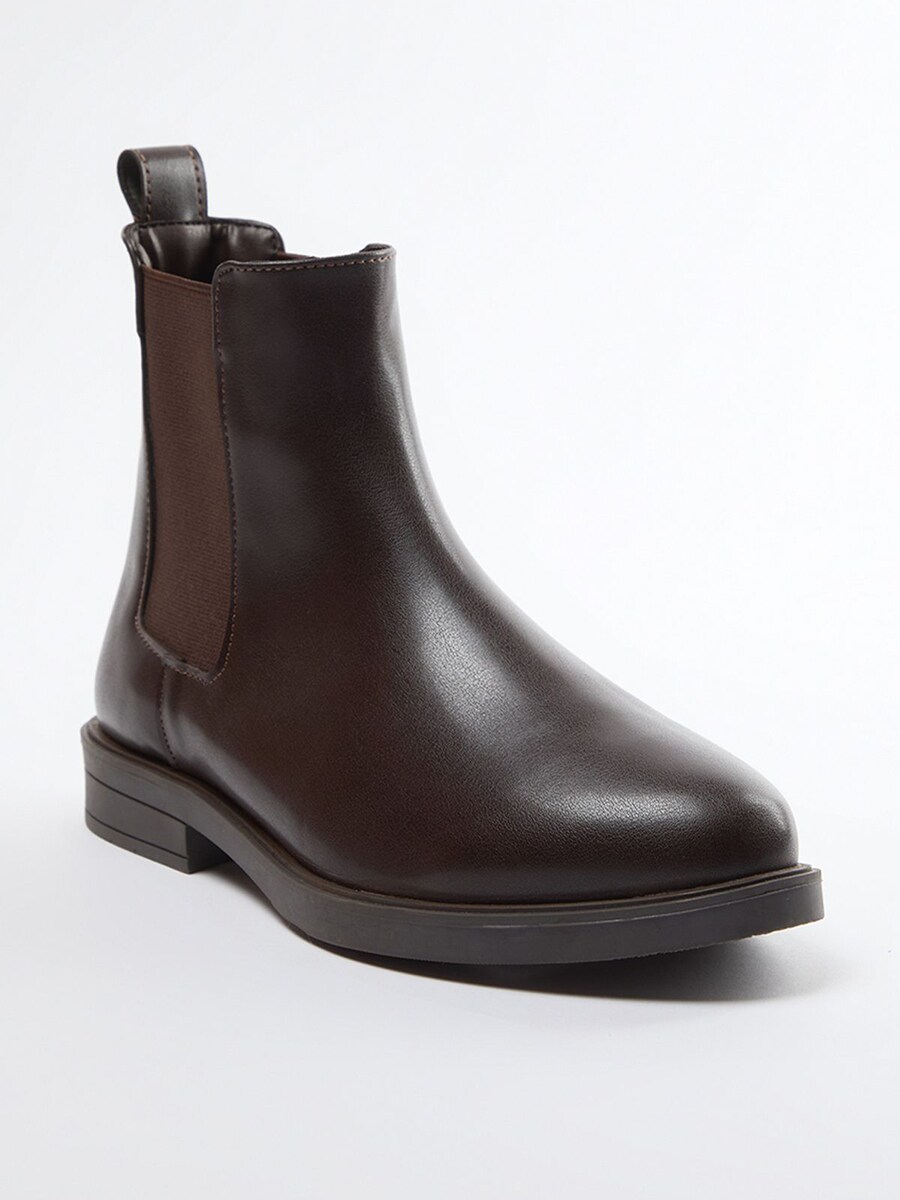 Ботинки челси Trendyol, Dark brown — фото 4