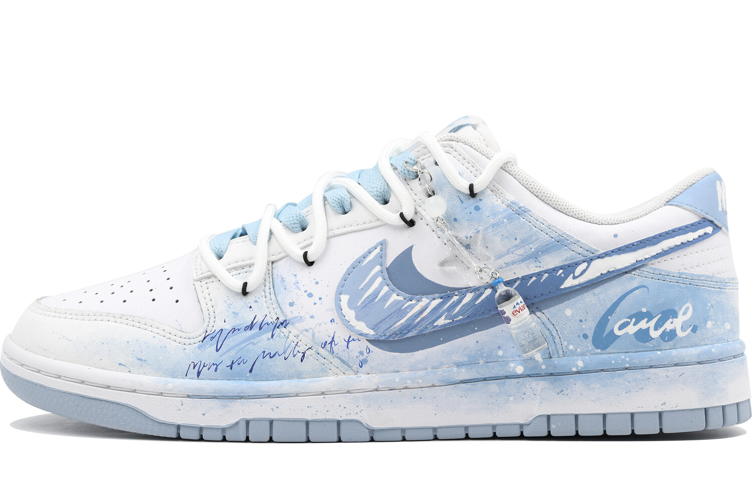 

Кроссовки Nike Dunk Skateboarding Shoes Men Low-top White, белый/синий