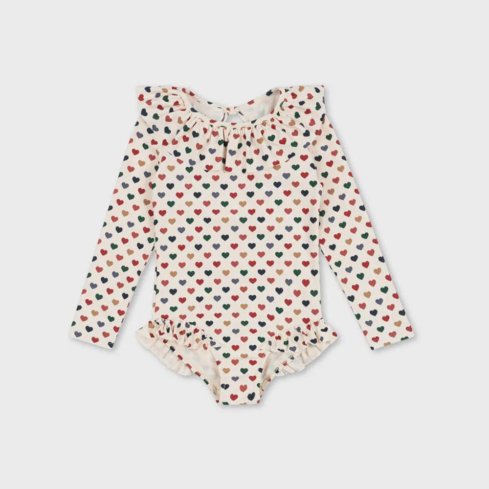 Детский купальник Manuka Rashguard Swim Suit Coeur Colore от Konges Sloejd