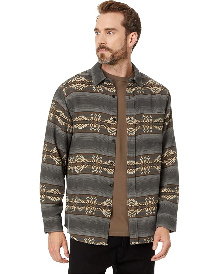 

Рубашка Pendleton Marshall Chamois Shirt, цвет Beacon Rock Charcoal