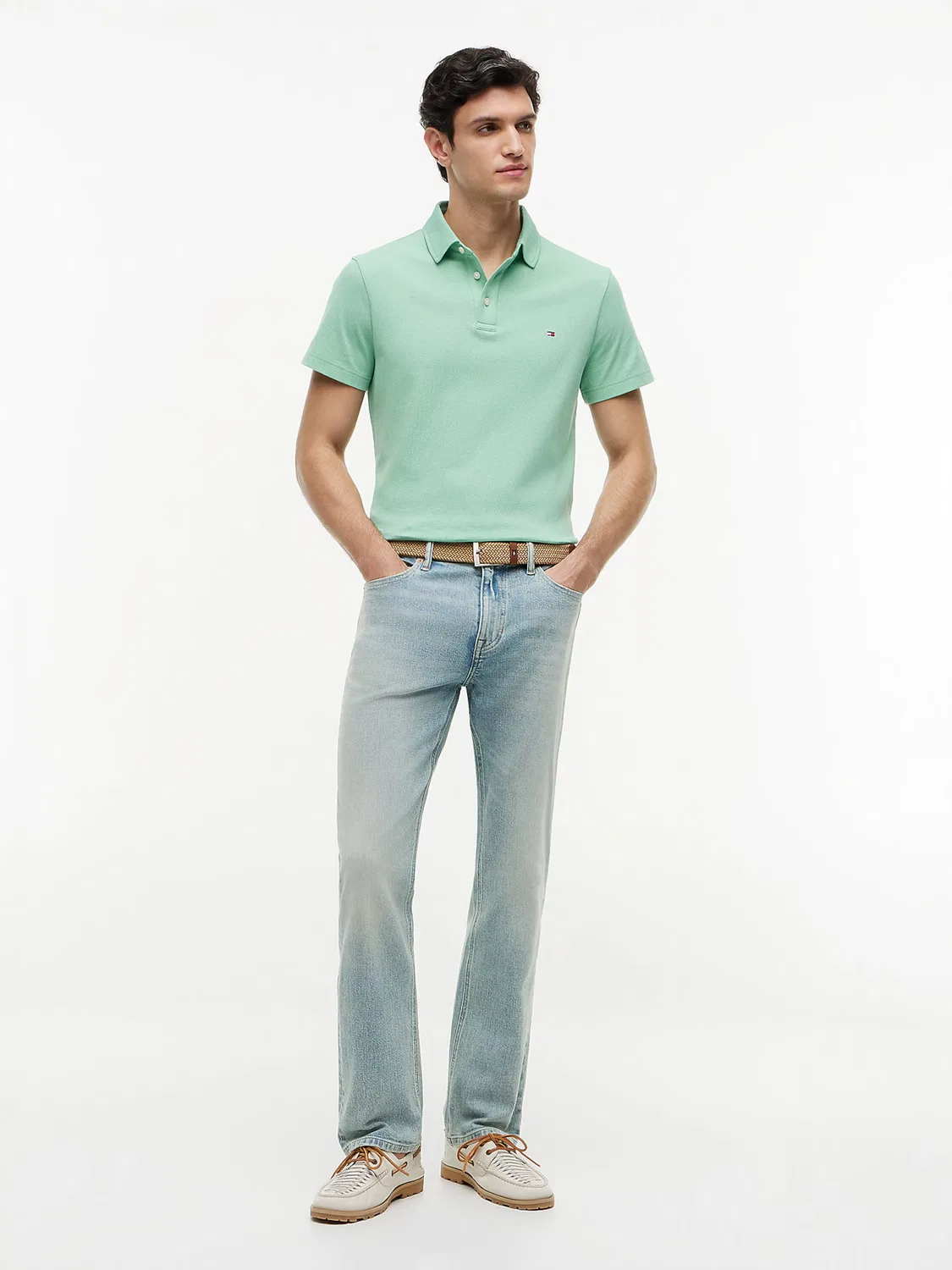 Рубашка Tommy Hilfiger, Mint — фото 3