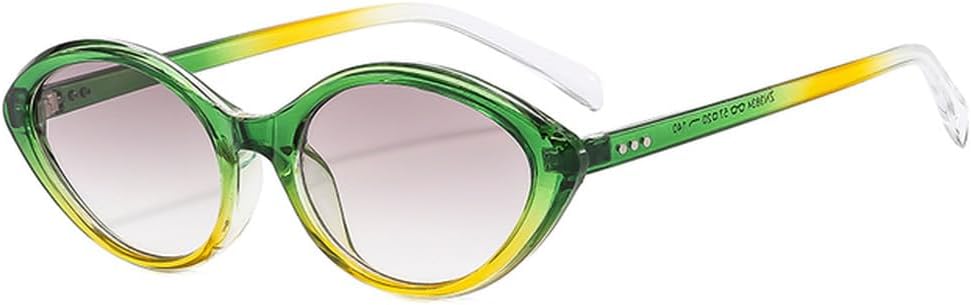 

Женские солнцезащитные очки маленького размера 2027 года. Модные очки для активного отдыха и спорта. Солнцезащитные очки для женщин. Декоративные очки для отпуска MTZJH, Green Yellow