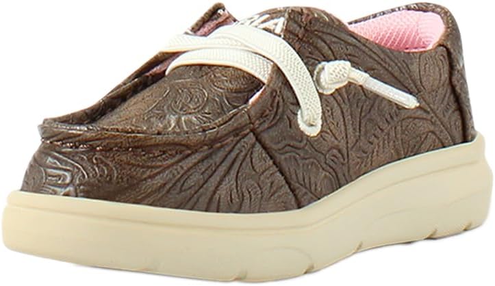 

Детские повседневные туфли Ariat Lil' Stompers с принтом буффало, коричневый