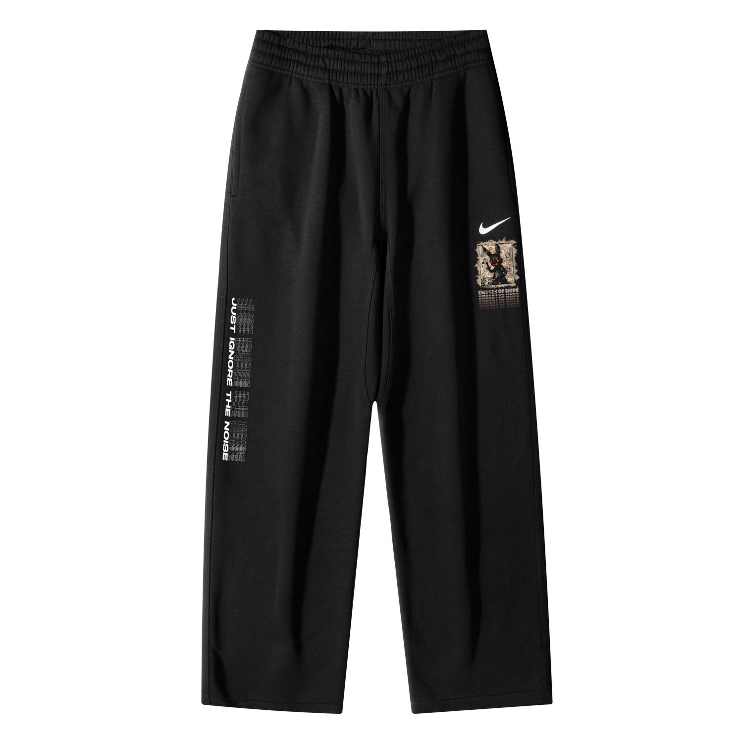 

Nike Клубные брюки AS OH Pant Swoosh NF вязаные спортивные унисекс Black
