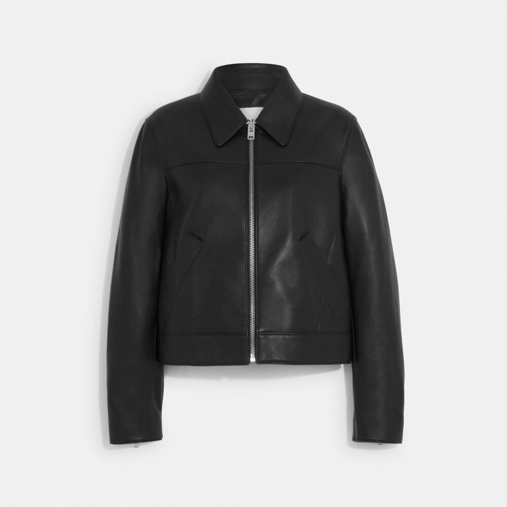 

Куртка COACH Leather, черный