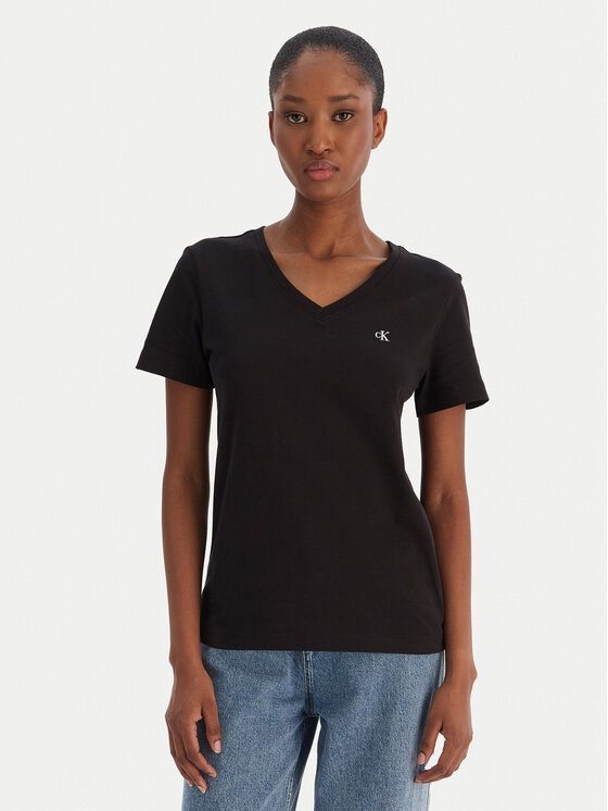 

Футболка regular fit Ss Monogram Vnk LV047B205G Calvin Klein Jeans, черный