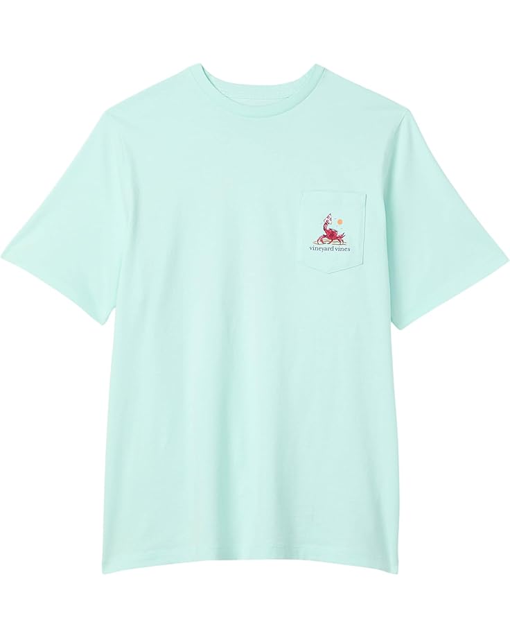 

Футболка Vineyard Vines Kids Catch Of The Day Short Sleeve Tee, цвет Crystal Blue