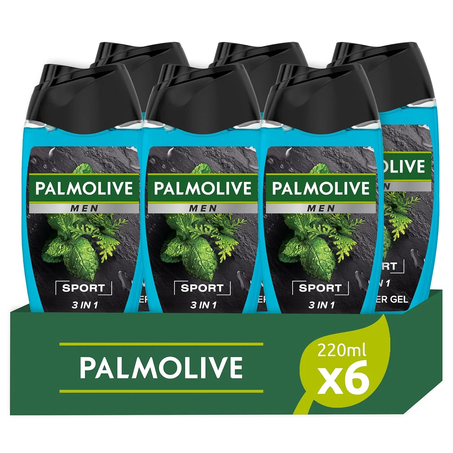 Мужской гель-пена для душа Palmolive Men Sport (6 шт.) Palmolive
