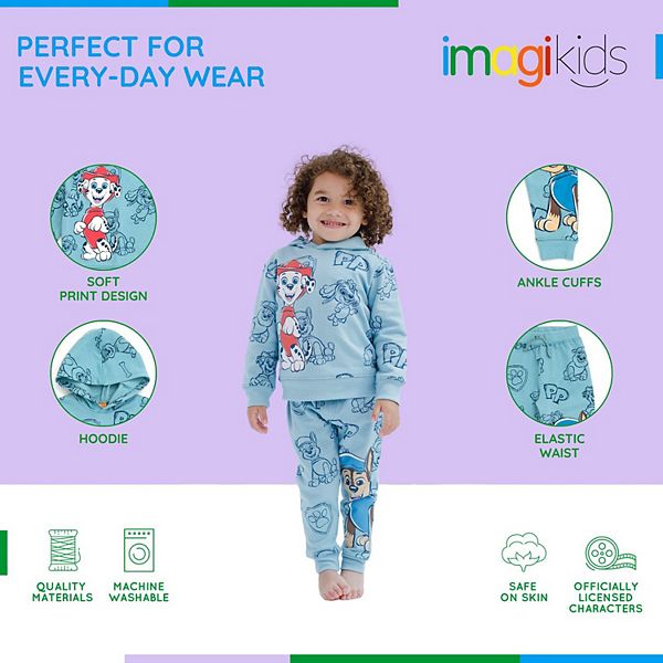 Комплект Paw Patrol: худи и брюки из флиса Imagikids, Blue — фото 2