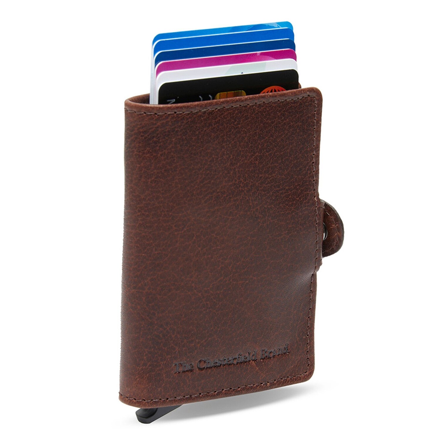 

Кошелек The Chesterfield Brand Baldwin Kreditkartenetui RFID Schutz Leder 6.5 cm, коричневый