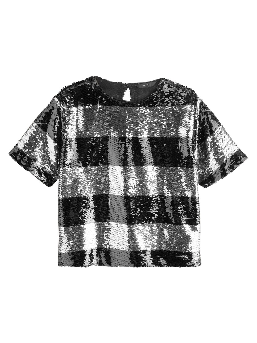 

Рубашка Next, черный/серебристый