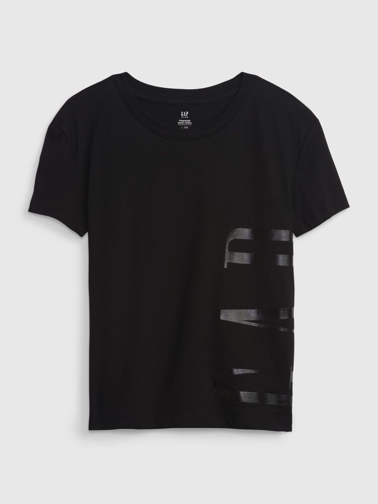 

Детская футболка с логотипом Gap, черный