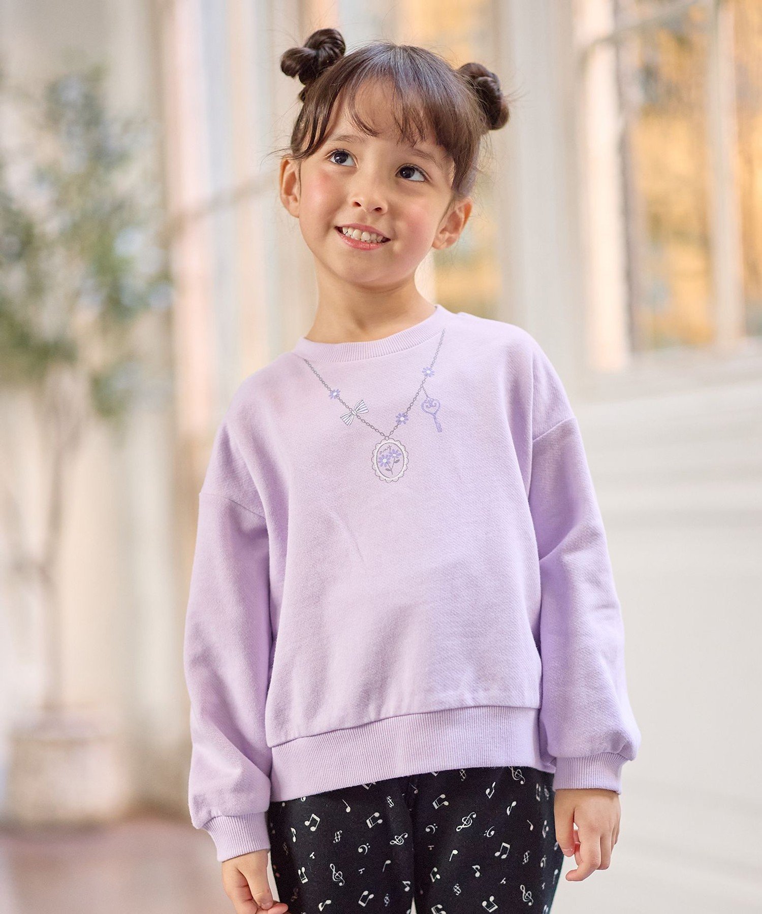Флисовая толстовка 7days ANY KIDS, Lavender x Necklace [082]