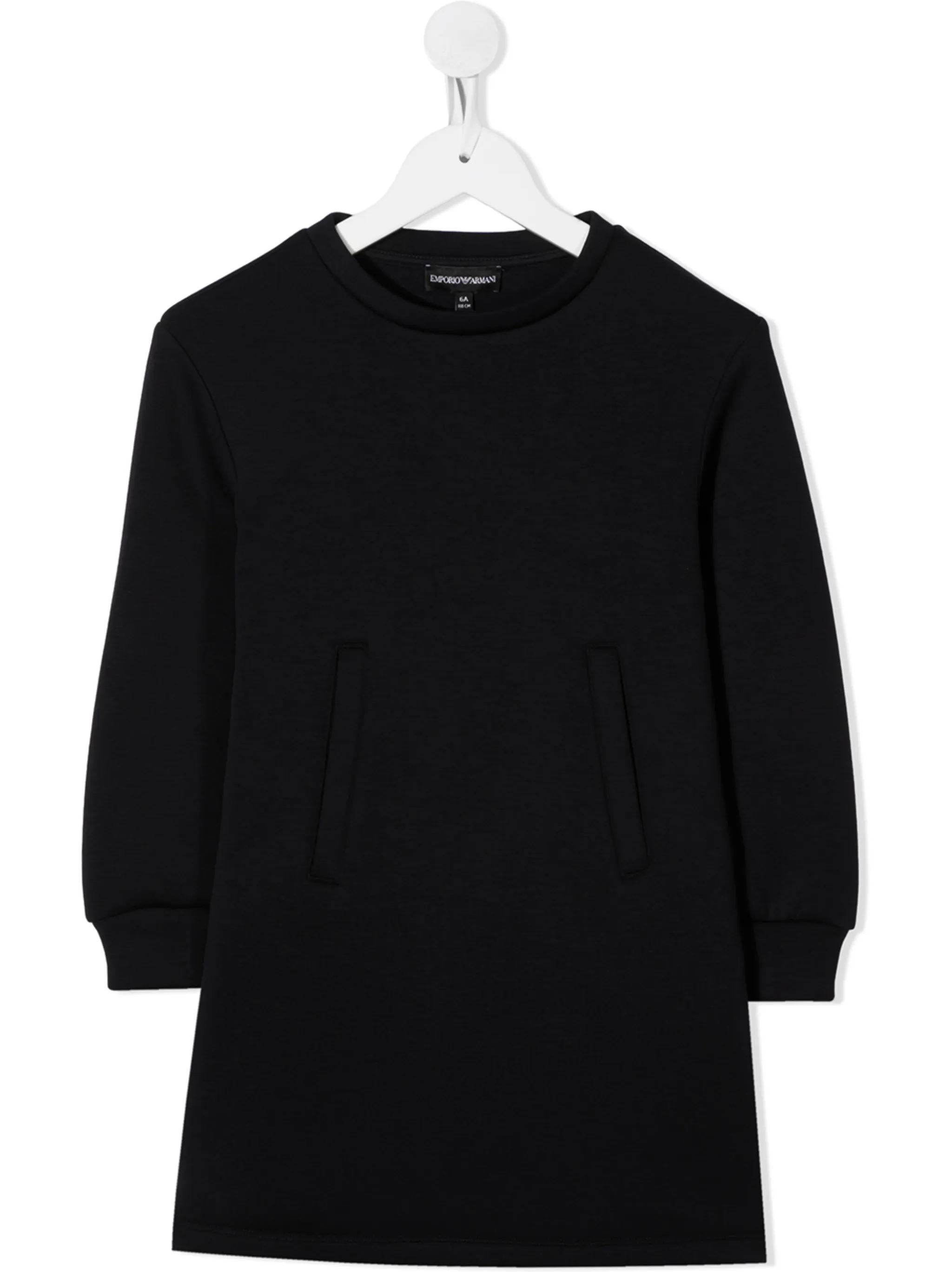 

Платье с карманом Emporio Armani Kids, синий